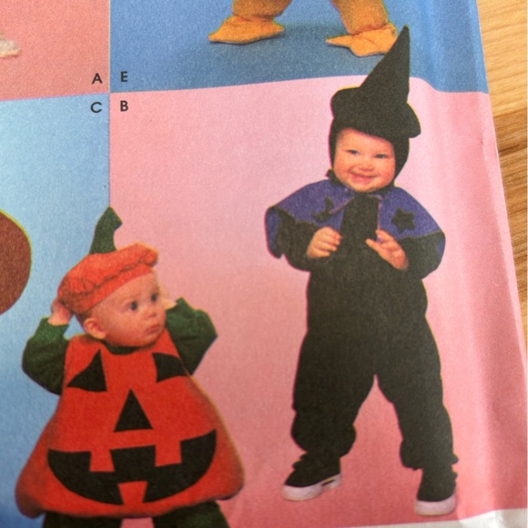 Simplicity 9318 Kids Halloween Costumes - Red, Black, Orange, White - Picture 6 of 10